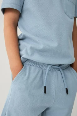 Ellos Collection T-shirt + shorts i pique-materiale