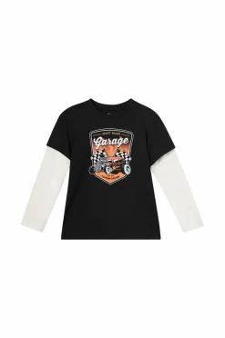 Ellos Collection T-shirt med lange imiterede ærmer