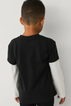 Ellos Collection T-shirt med lange imiterede ærmer