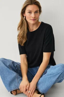 Ellos Collection T-shirt i bomuld med afslappet pasform