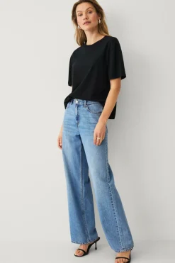 Ellos Collection T-shirt i bomuld med afslappet pasform