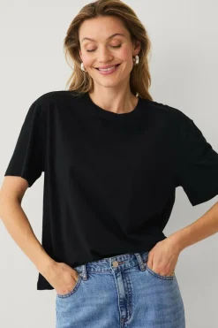 Ellos Collection T-shirt i bomuld med afslappet pasform