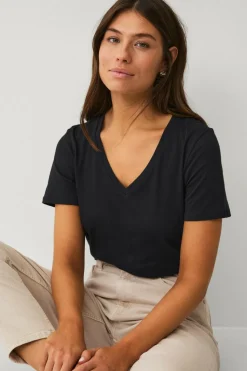 Ellos Collection T-shirt med v-hals