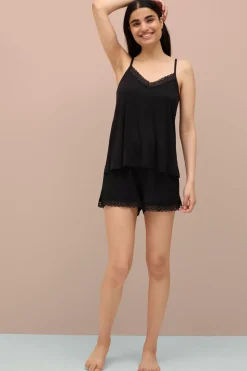 Ellos Collection Undertrøje med blondekanter