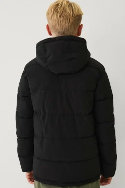 Ellos Collection Vandafvisende pufferjakke med aftagelig hætte