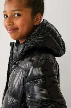 Ellos Collection Vandafvisende pufferjakke