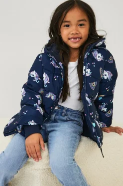 Ellos Collection Vandafvisende pufferjakke