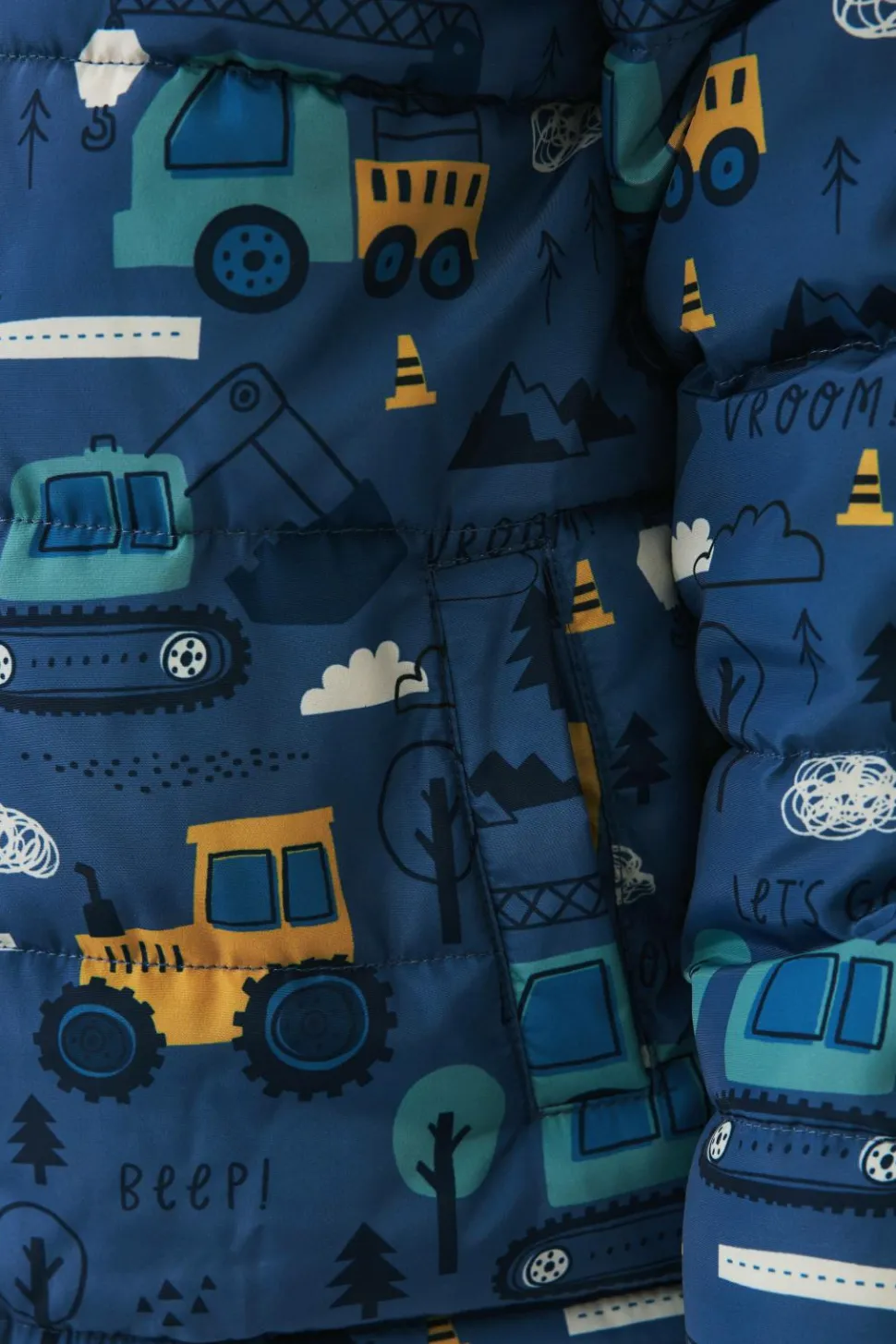 Ellos Collection Vandafvisende pufferjakke