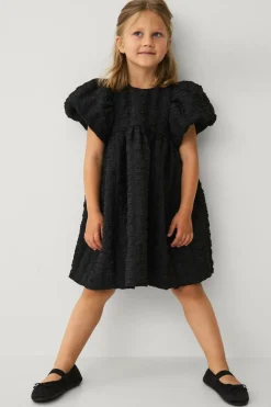 Ellos Collection Vævet kjole med puf