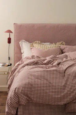 Ellos Home Betræk til hovedgærde Sonneli Check i bomuld