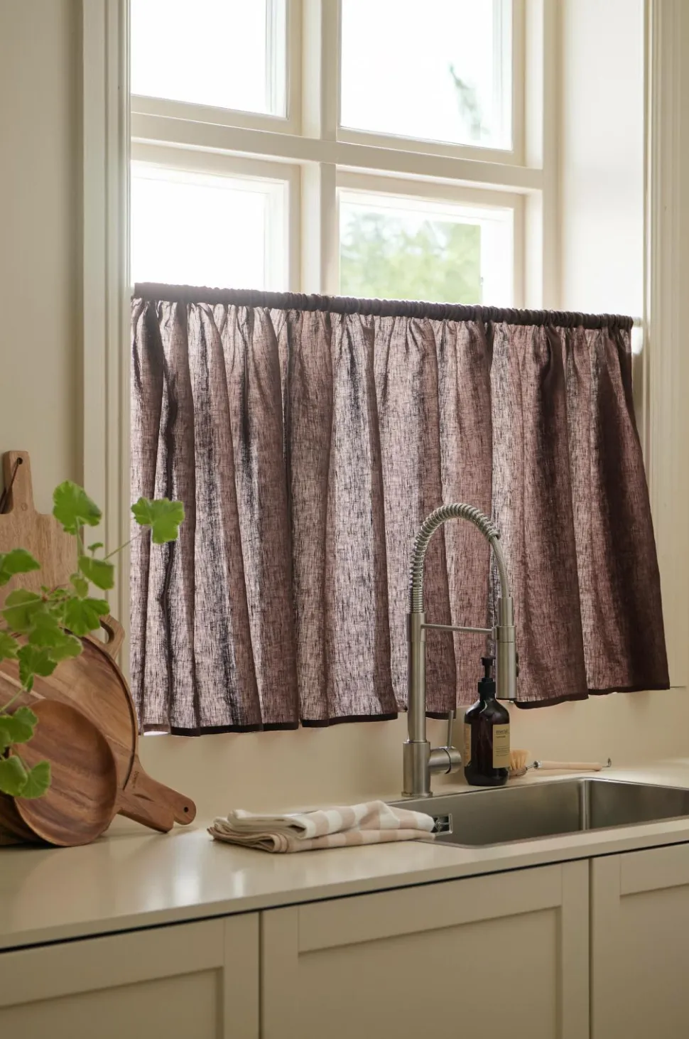 Ellos Home Café-gardin Malva