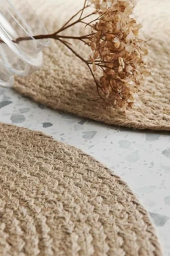 Ellos Home Dækkeserviet Ria i jute, 4-pak