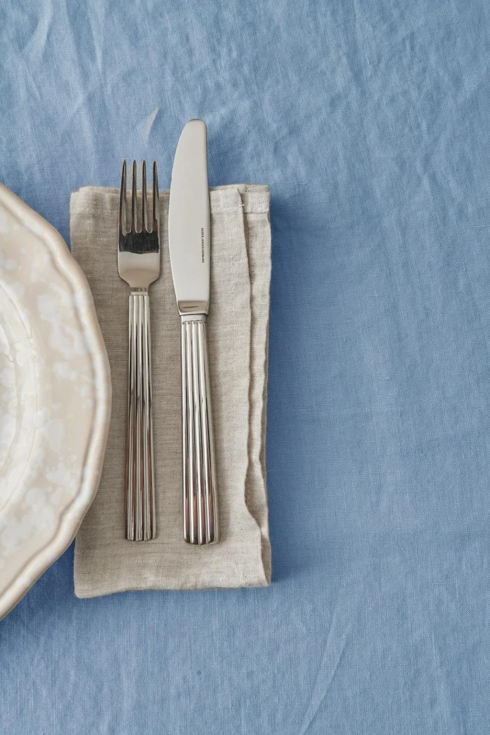 Ellos Home Dug Malva i 100% hør 140x140 cm