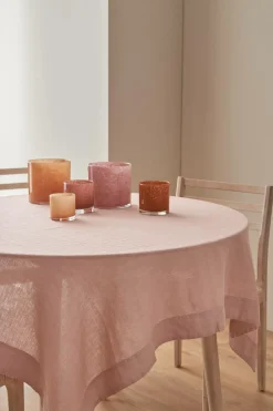 Ellos Home Dug Malva i 100% hør 140x140 cm