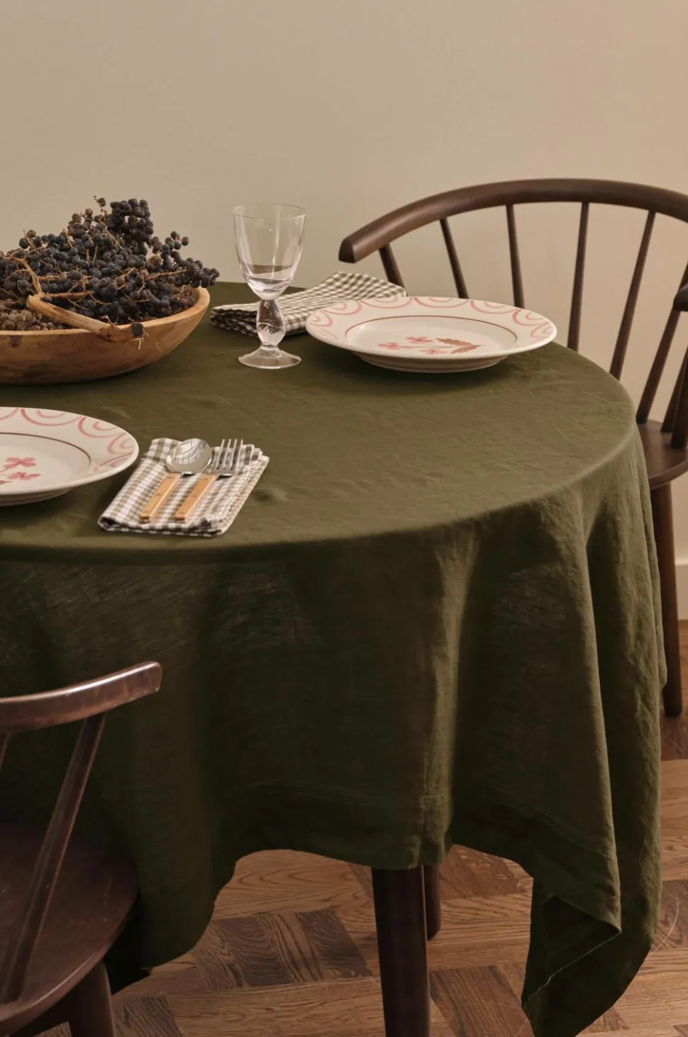 Ellos Home Dug Malva i 100% hør 140x140 cm