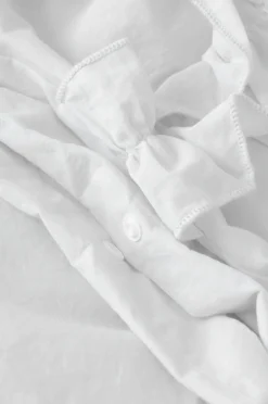 Ellos Home Dynebetræk Juliette Curve Frill i vasket bomuld 2 dele