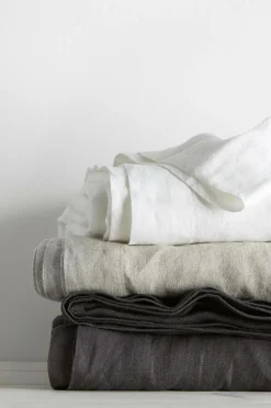 Ellos Home Faconsyet lagen Candice i vasket hør