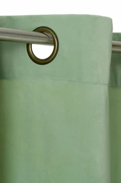 Ellos Home Gardinlængde med sejlringe Nora i velour, 2-pak