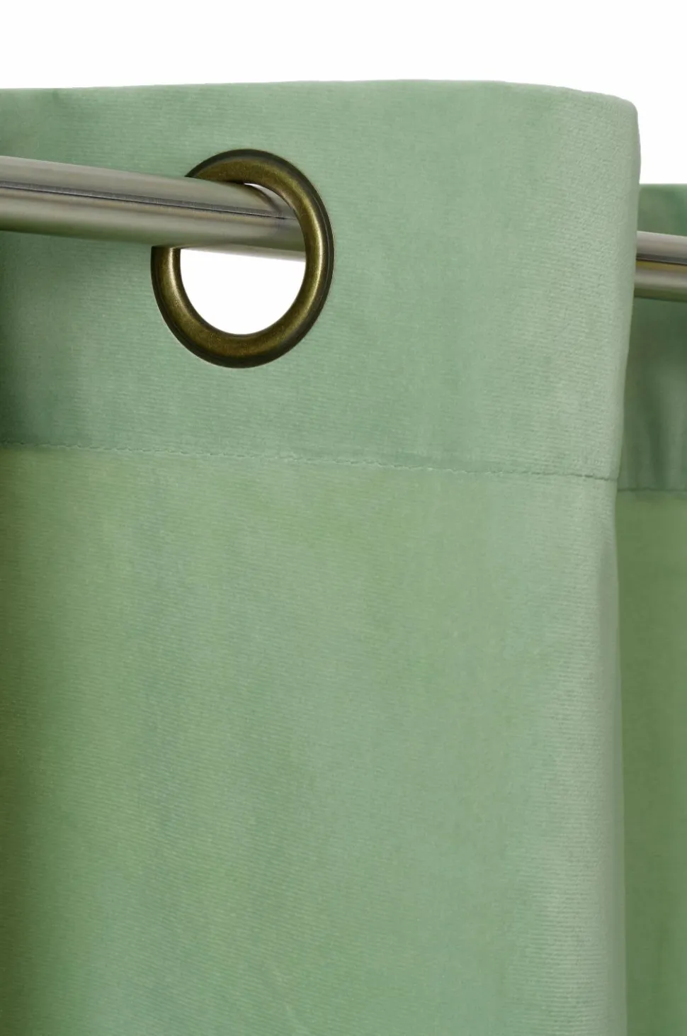 Ellos Home Gardinlængde med sejlringe Nora i velour, 2-pak