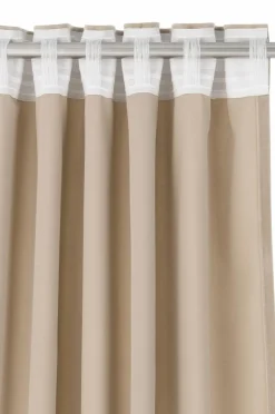 Ellos Home Gardinlængde med multibånd Nora i velour, 2-pak