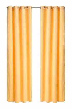 Ellos Home Gardinlængde med sejlringe Nora i velour, 2-pak