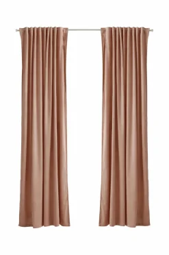 Ellos Home Gardinlængde med multibånd Nora i velour, 2-pak