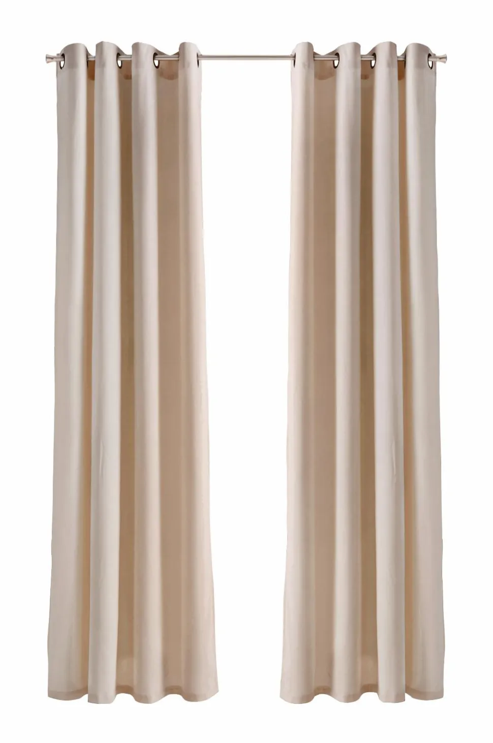 Ellos Home Gardinlængde med sejlringe Nora i velour, 2-pak