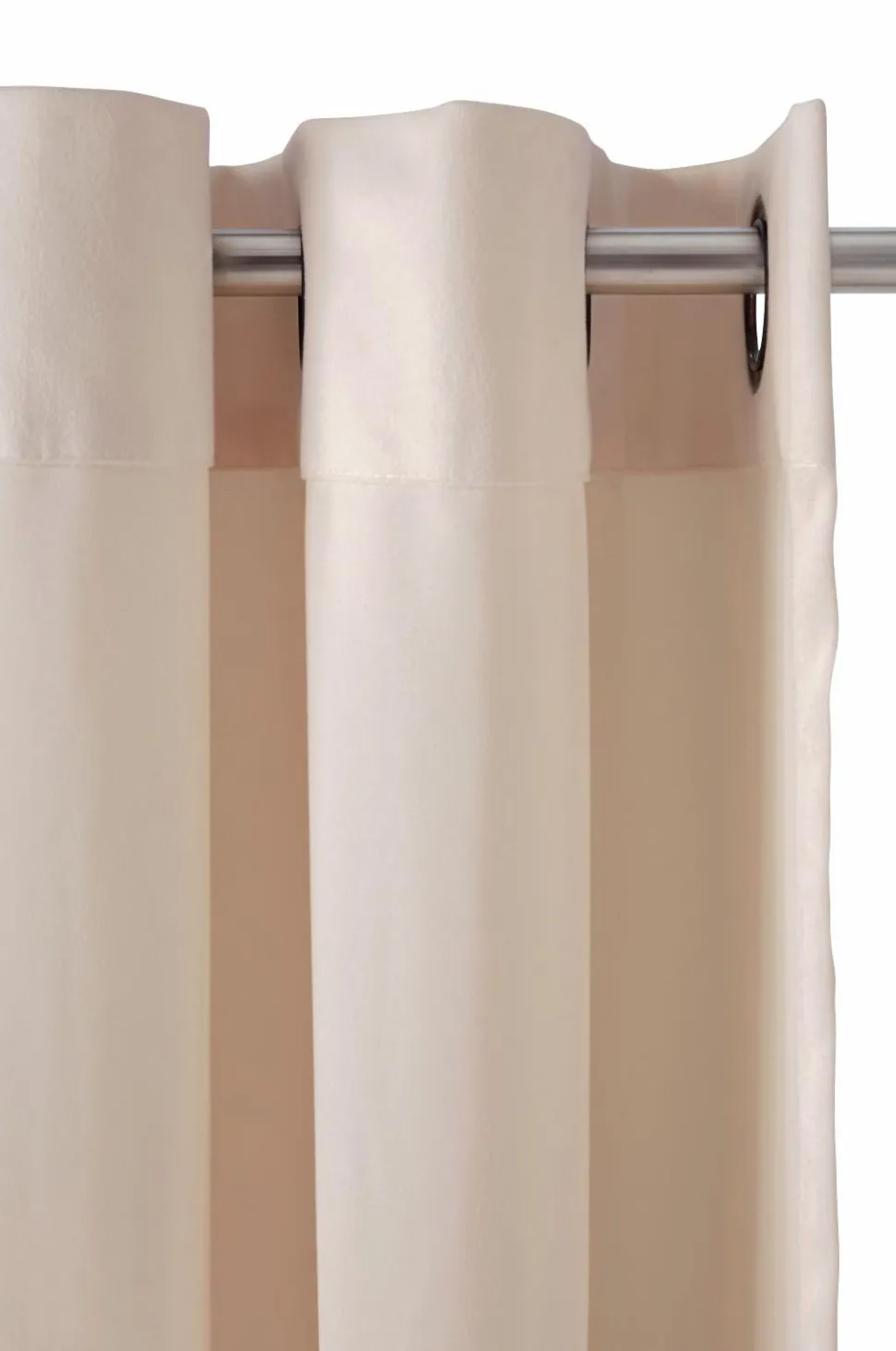 Ellos Home Gardinlængde med sejlringe Nora i velour, 2-pak