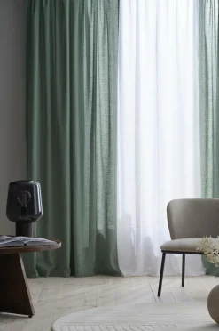 Ellos Home Gardinlængde med rynkebånd Beata, 2-pak