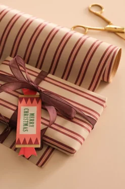 Ellos Home Gavepapir Polka Small Stripe 7 meter