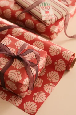 Ellos Home Gavepapir Polka Shell 7 meter