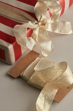 Ellos Home Glitterbånd Scarlet med metaltråd