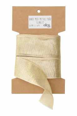 Ellos Home Glitterbånd Scarlet med metaltråd
