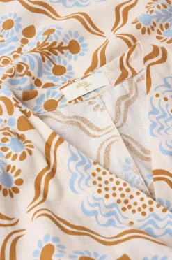 Ellos Home Kimono Elly Tile Kimono i genanvendt halvlinned