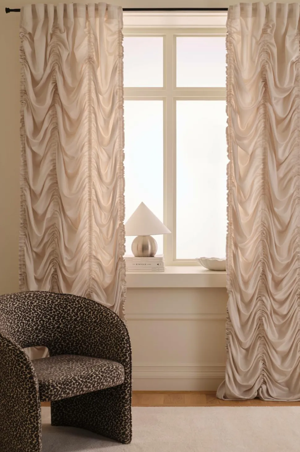 Ellos Home Multibåndsgardin Susanne Wrincle 2-pak