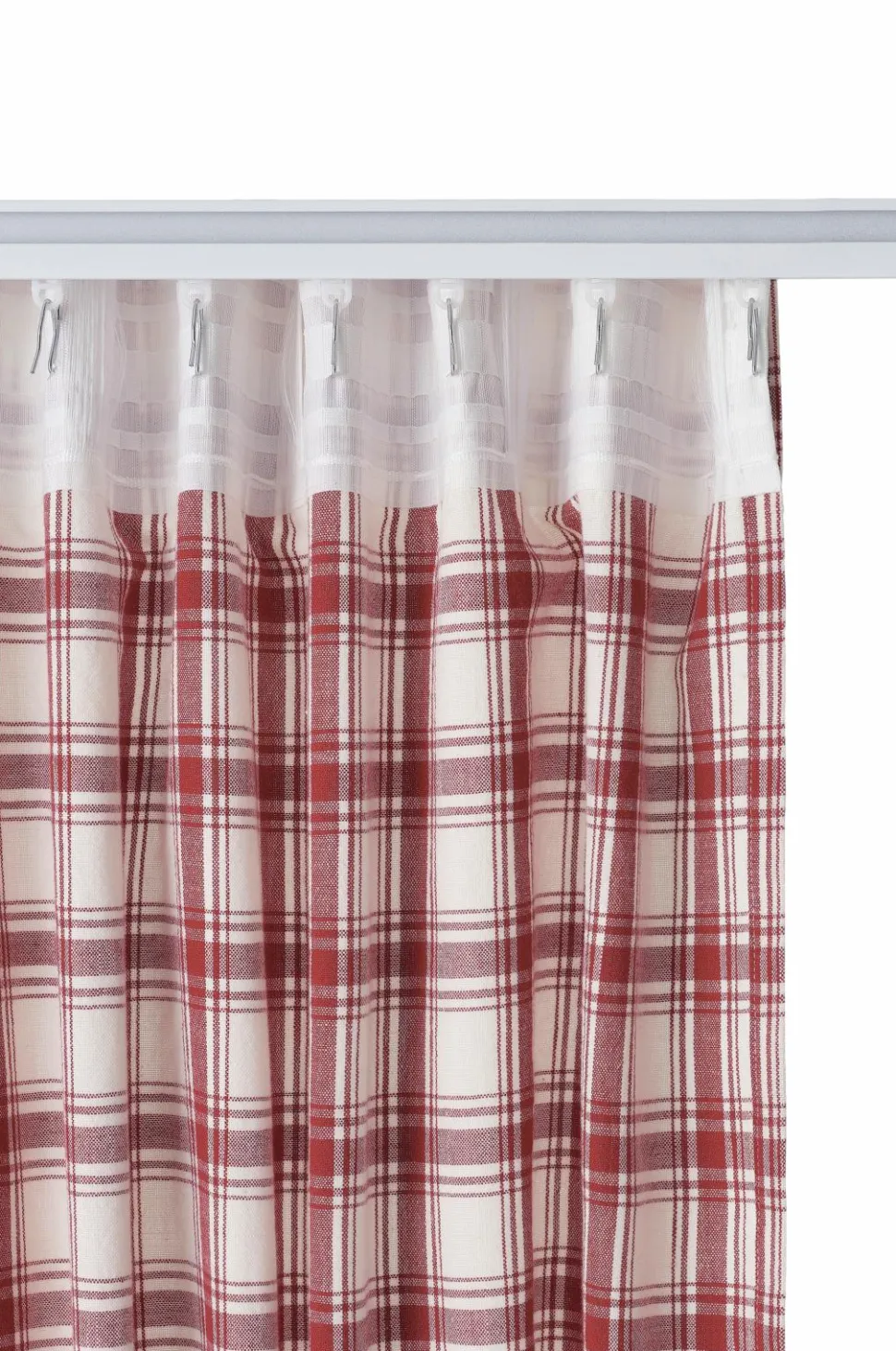 Ellos Home Multibåndsgardin Sally Check 2-pak