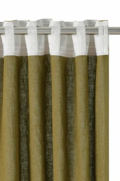 Ellos Home Multibåndsgardin Elly Wide i genanvendt halvlinned ekstra bred 1-pak