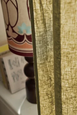 Ellos Home Multibåndsgardin Elly i genanvendt halvlinned 2-pak