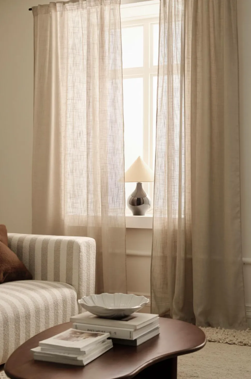 Ellos Home Multibåndsgardin Dianne 2-pak