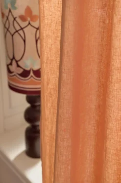 Ellos Home Multibåndsgardin Elly Wide i genanvendt halvlinned ekstra bred 1-pak