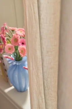 Ellos Home Multibåndsgardin Elly Wide i genanvendt halvlinned ekstra bred 1-pak