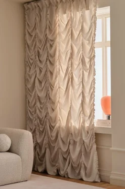 Ellos Home Multibåndsgardin Susanne Wrincle Wide ekstra bred 1-pak