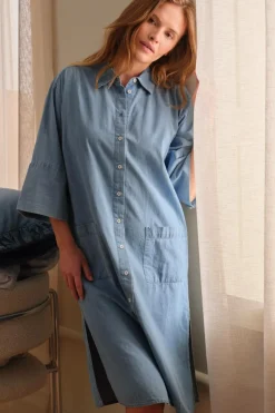 Ellos Home Natskjorte Denim