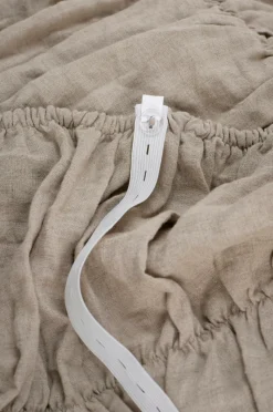 Ellos Home Polstring af seng Candice Elastic 40 cm i hør