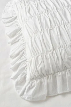 Ellos Home Pudebetræk Juliette Elastic Frill i vasket bomuld