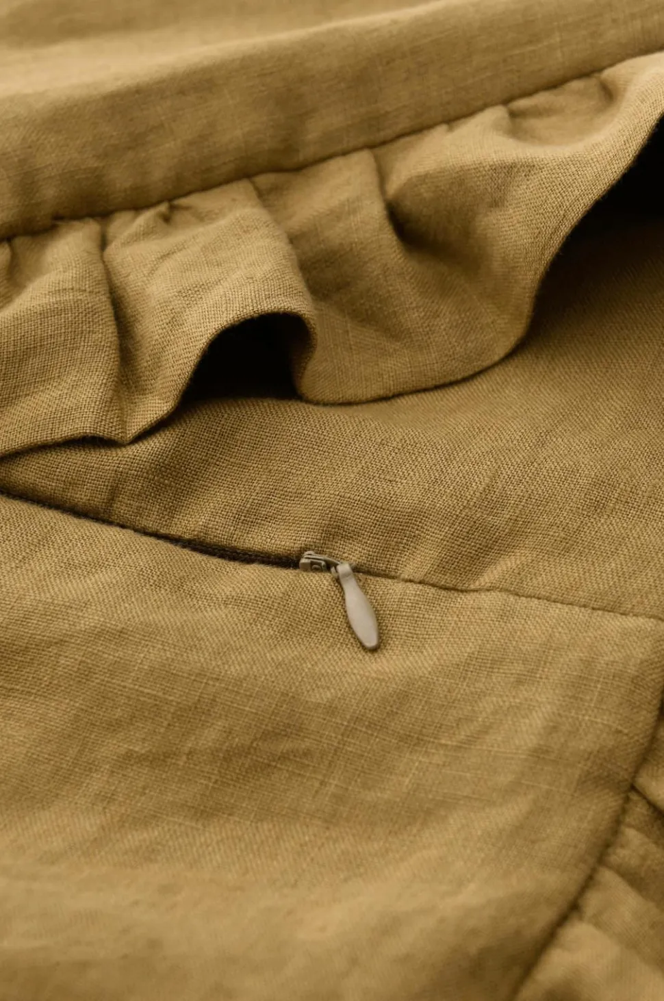 Ellos Home Pudebetræk Candice Frill i vasket hør