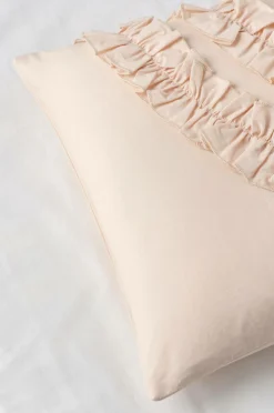 Ellos Home Pudebetræk Juliette Curve Frill i vasket bomuld