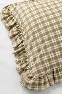 Ellos Home Pudebetræk Sonneli Check Frill PC i bomuld