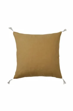 Ellos Home Pudebetræk Candice Tassel af vasket hør, 50x50 cm