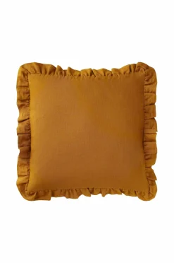 Ellos Home Pudebetræk Candice Frill i vasket hør